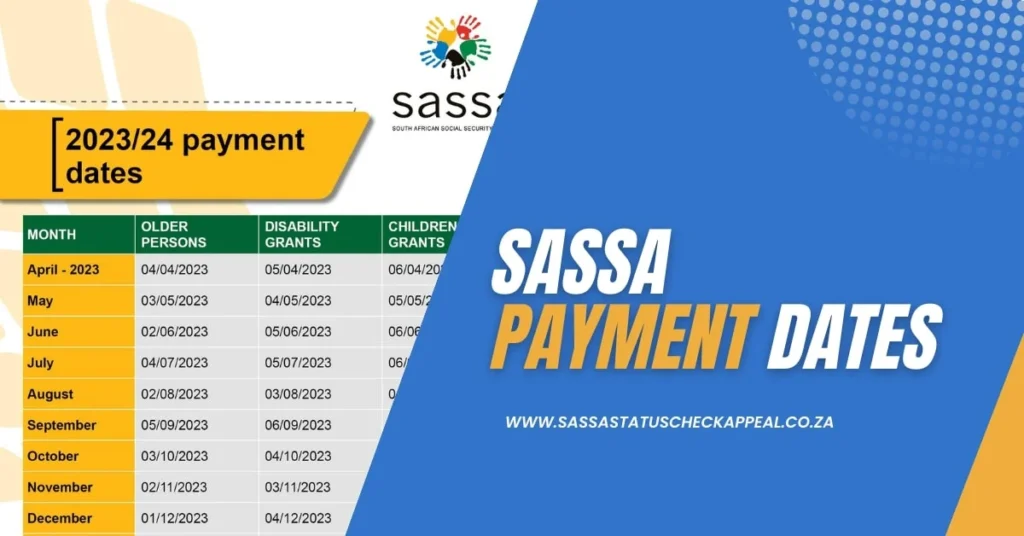 How to check Sassa payment dates 2023/2024