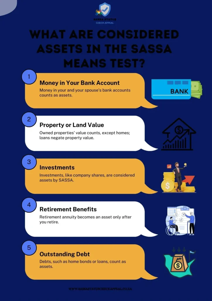 What are Considered Assets in the SASSA Means Test?