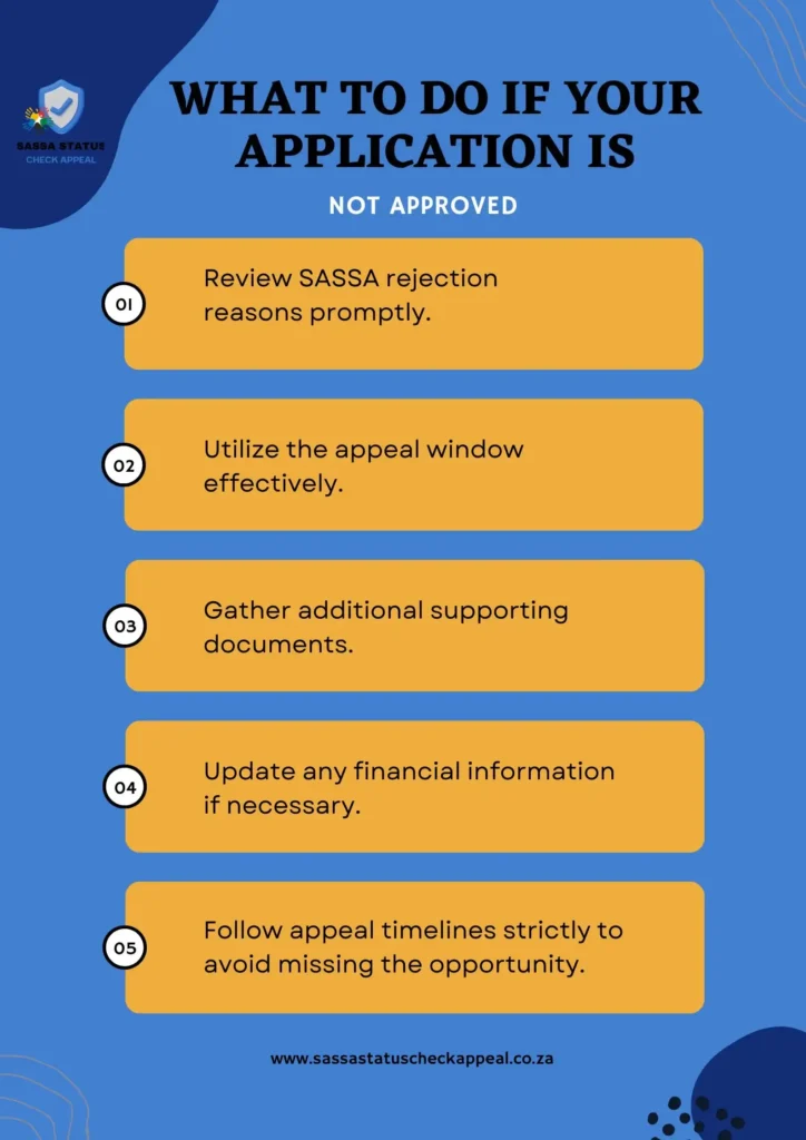 What to Do If Your Sassa Application Is Not Approved